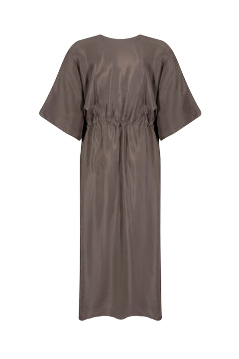 Hathor Kaftan Dress in Taupe