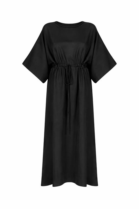 Hathor Kaftan Dress in Black