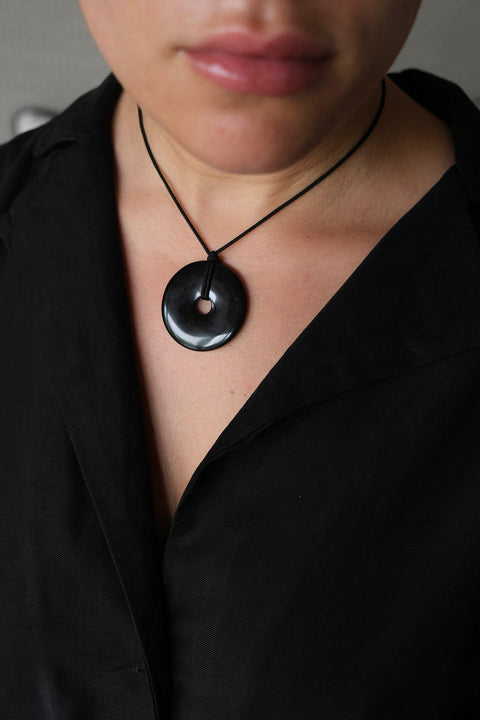 Black Agate Amulet