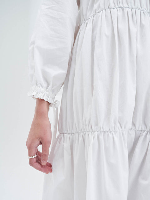 Vesta Dress in White