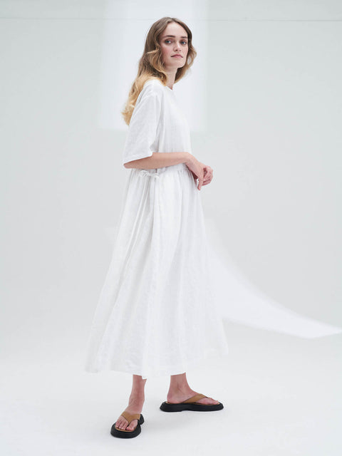 Sahara Dress in White