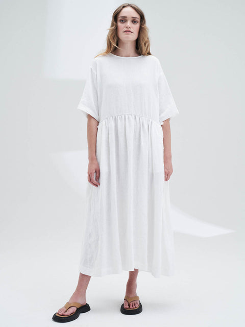 Sahara Dress in White