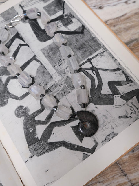 Thoth Moonstone Amulet