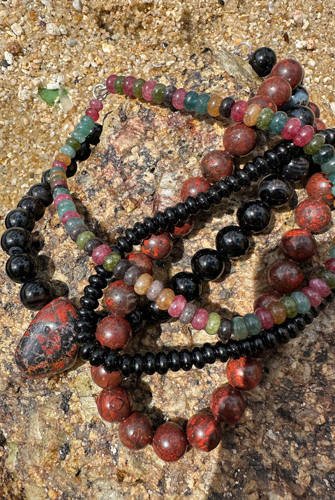 Tourmaline Rainbow Necklace
