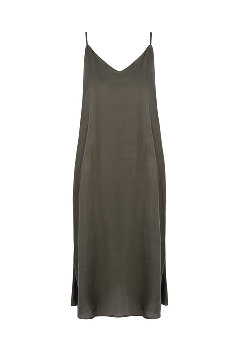 Asteria Dress in Charcoal
