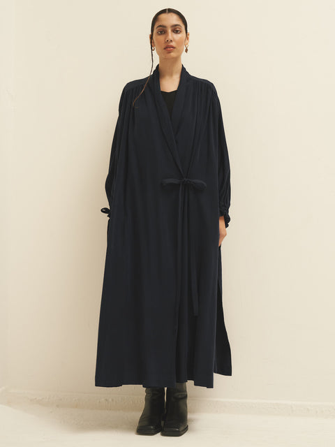 Celestia Robe Dress in Navy