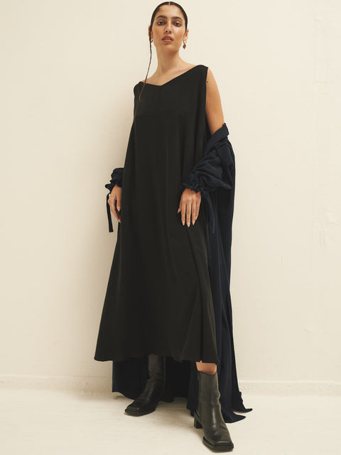 Celestia Robe Dress in Navy