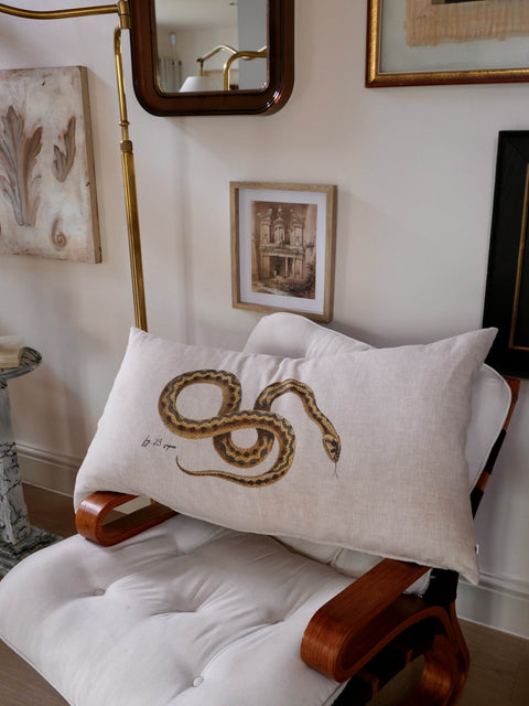 Single Serpent Scatter Cushion