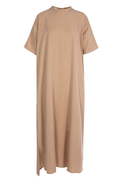 Theia Dress in Camel