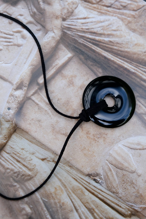 Black Agate Amulet