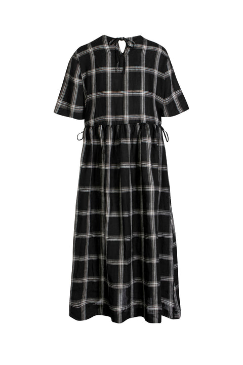 Sahara Dress in Black Check