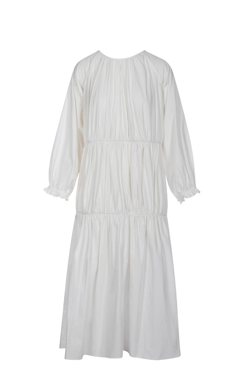 Vesta Dress in White