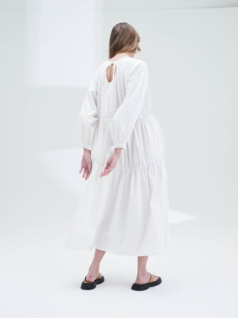Vesta Dress in White