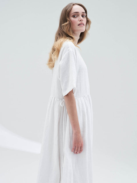 PRE-ORDER Sahara Dress in White