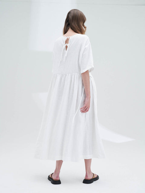 PRE-ORDER Sahara Dress in White