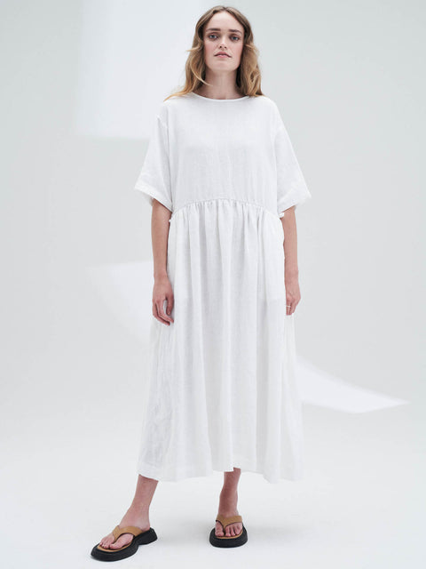 PRE-ORDER Sahara Dress in White